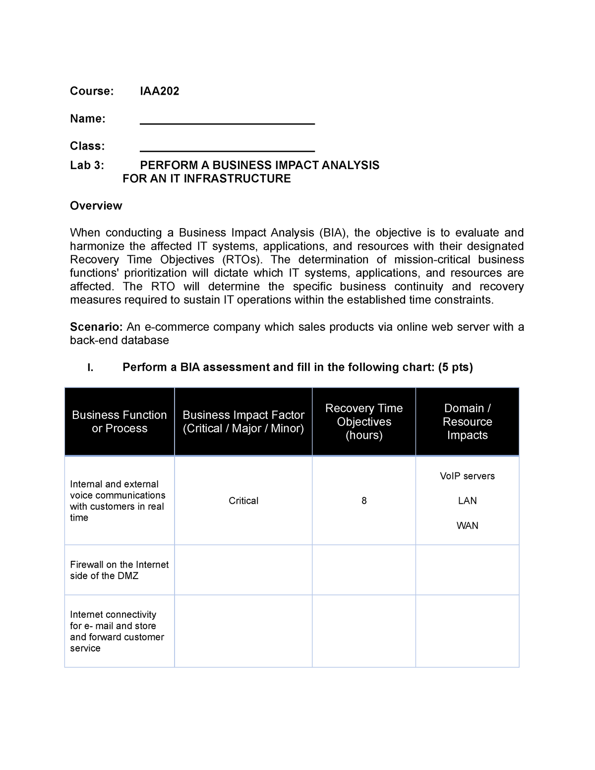 IAA202 Lab3 - Course: IAA Name: ___________________________ Class