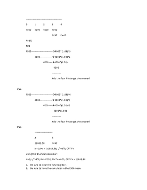 Ratios - Financial Ratio's - FIN 3610 - Studocu