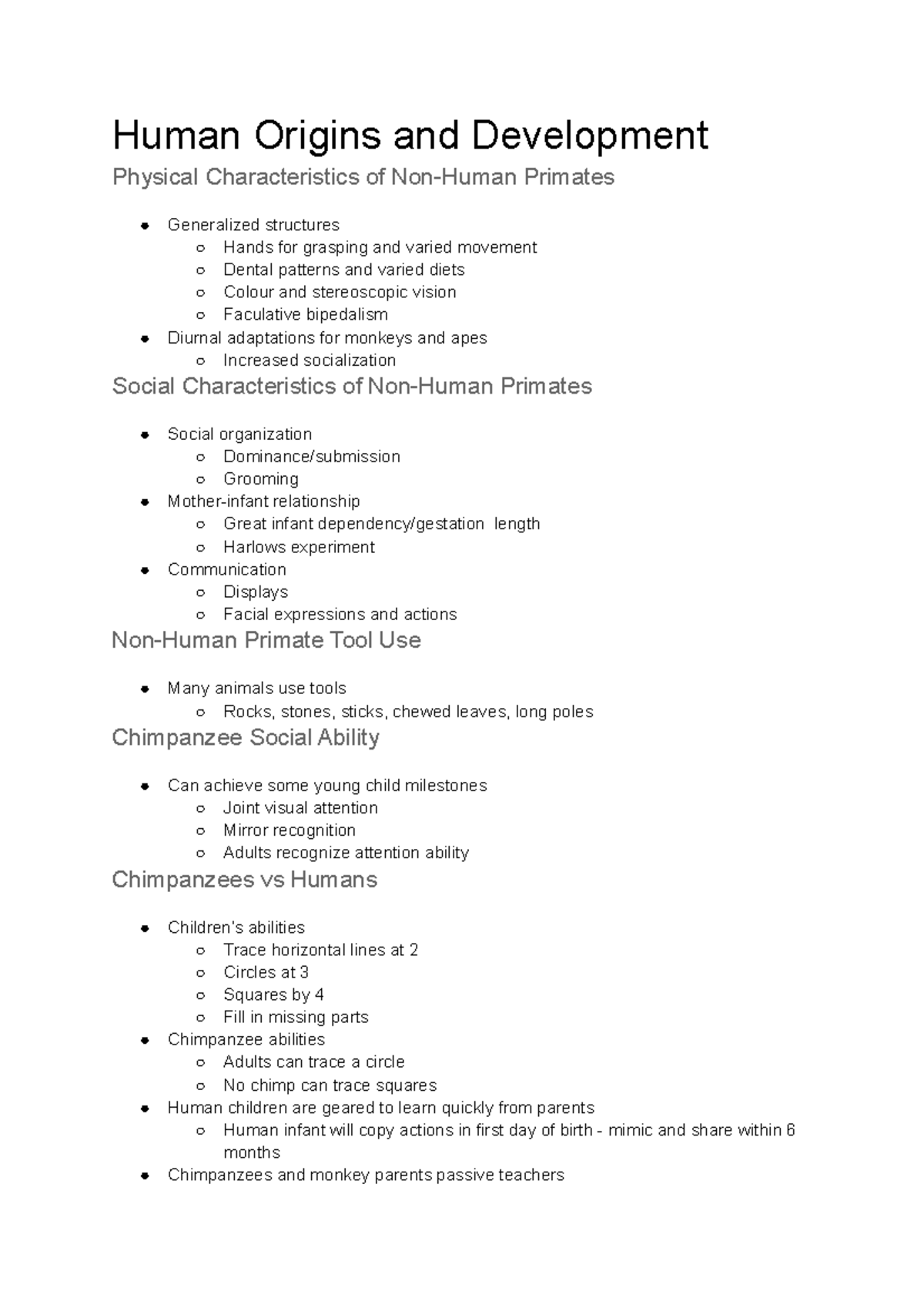 ANTH 1001 Human Origins And Development Human Origins And anth-1001-human-origins-and-development-human-origins-and