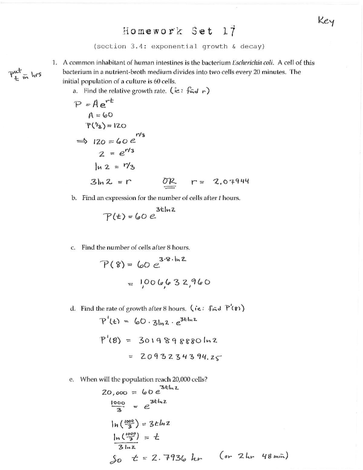 Hw 17 key - hw 4.70 key - MATH 150A - Studocu