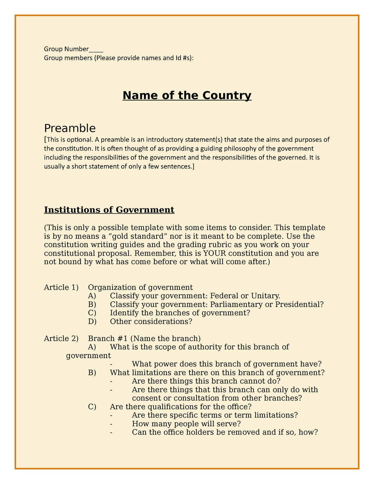 constitution-template-version-a-group-number-group-members