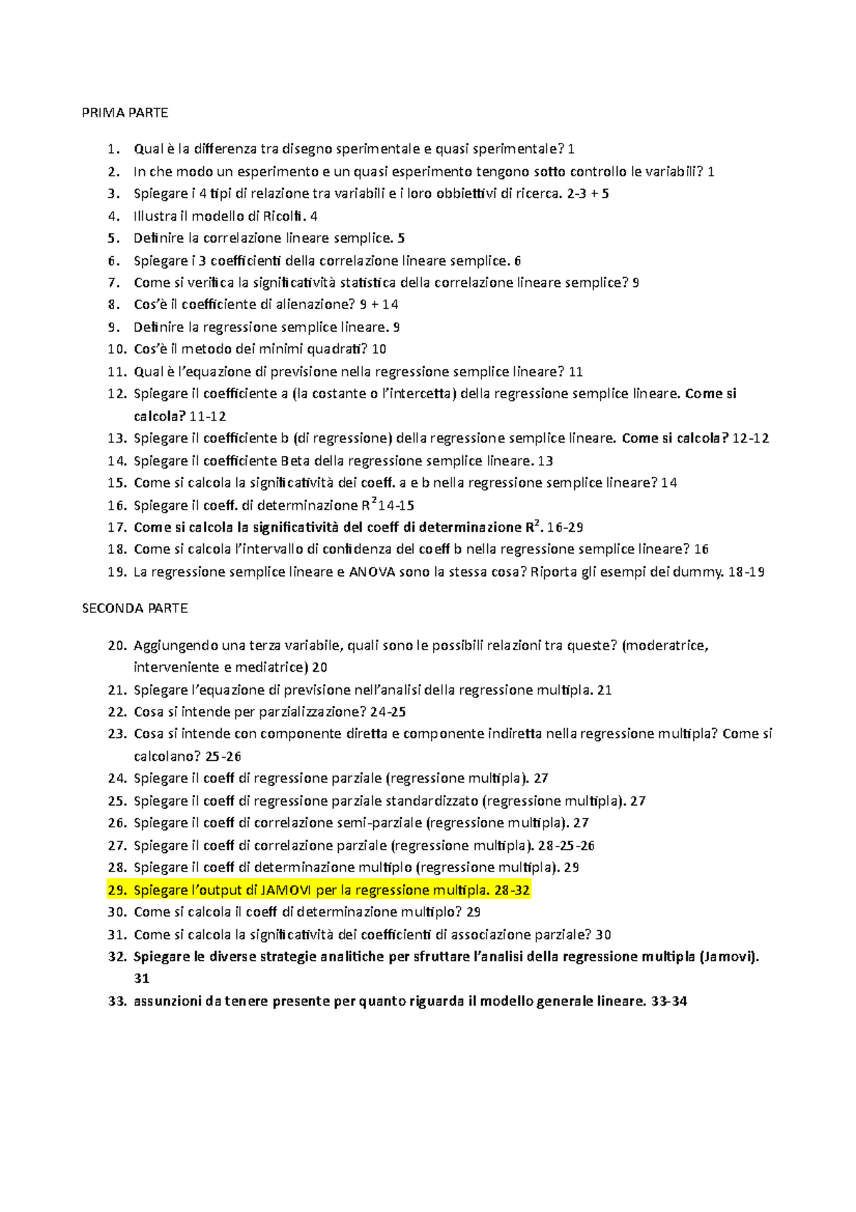 Domande Psicometria 2B Di Blas - PRIMA PARTE SECONDA PARTE Qual è La ...