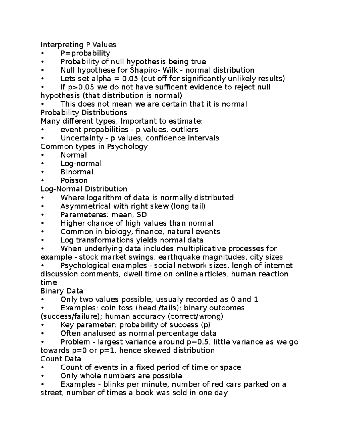 Quantitative Research Methods - Probability and Transformations ...