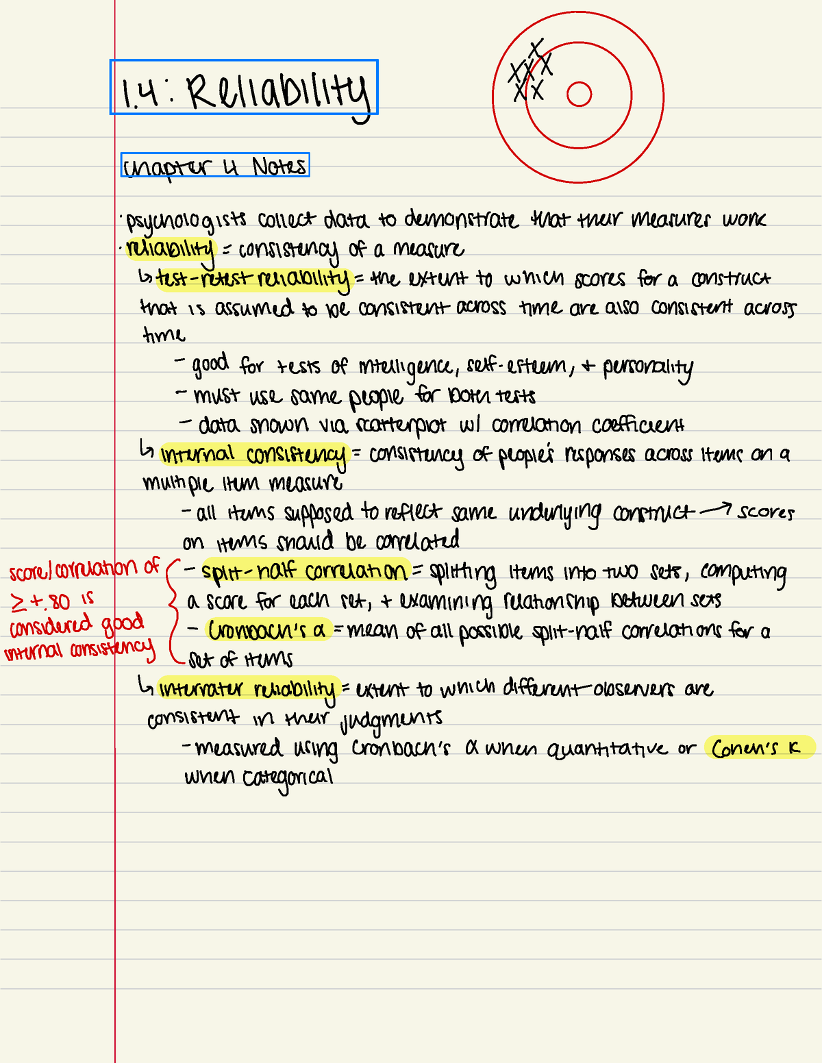 chapter 3 research methods reliability