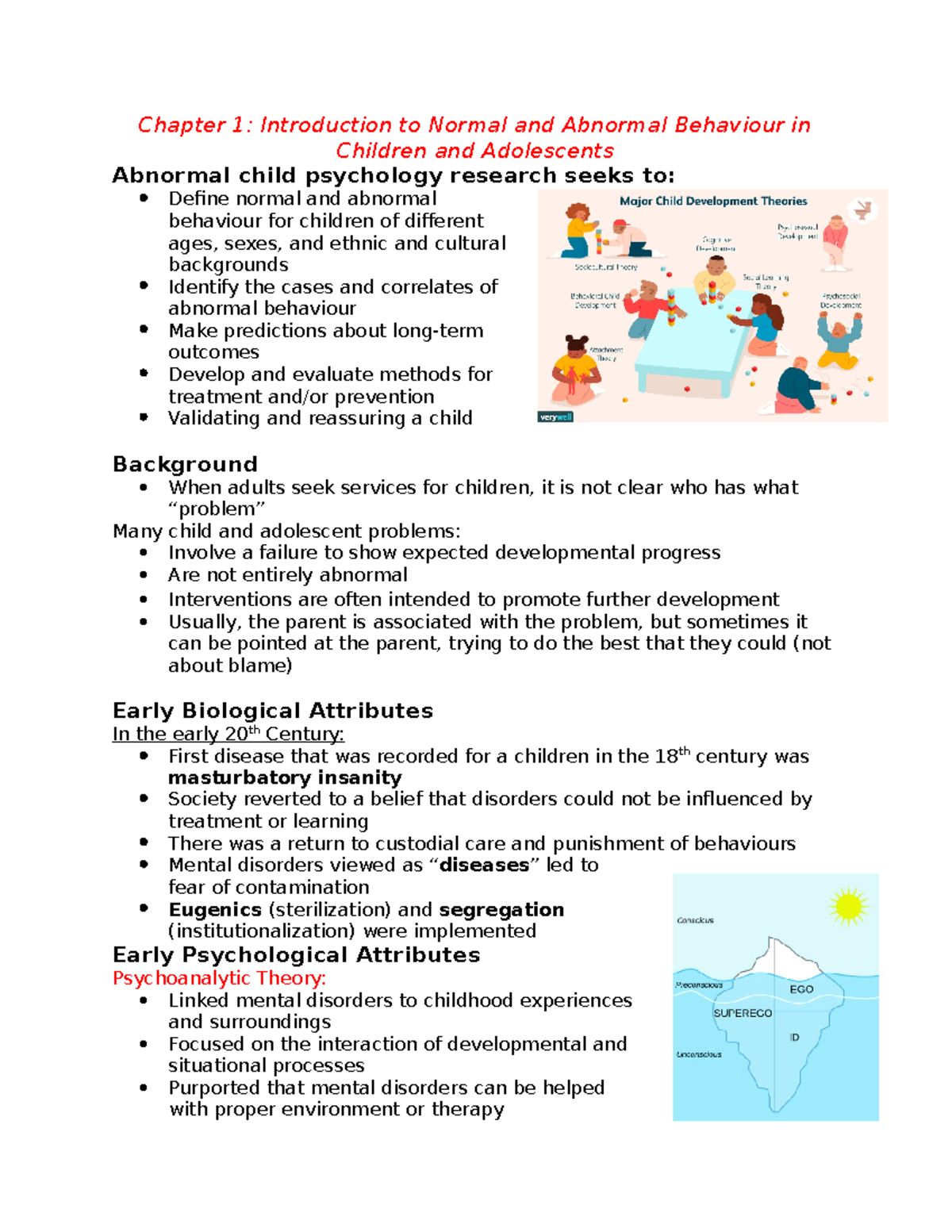Chapter 1-2 - Chapter 1: Introduction to Normal and Abnormal Behaviour ...