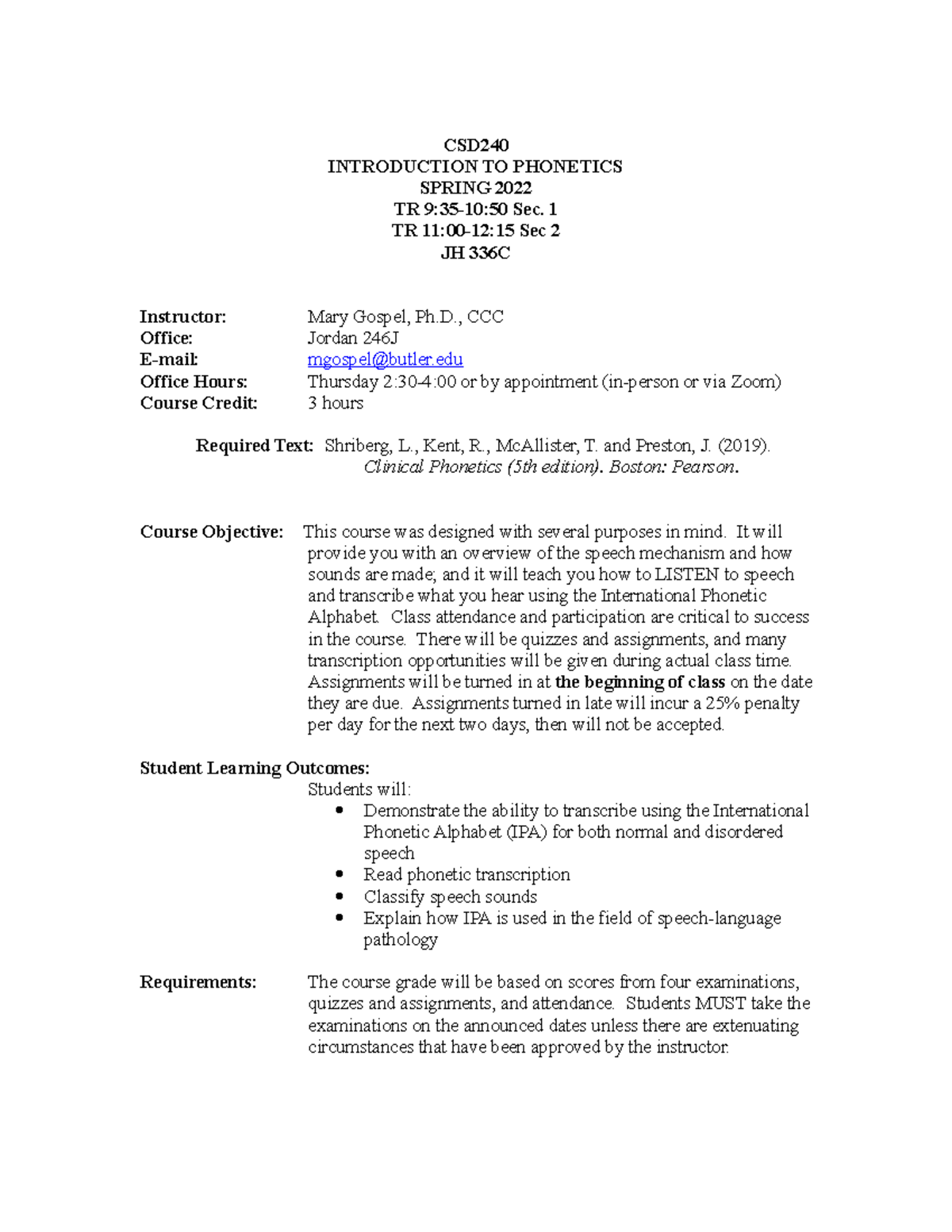 csd240syll2022 final csd introduction to phonetics spring 2022 tr 9 35 10 50 sec 1 tr 11 00 12 15 studocu