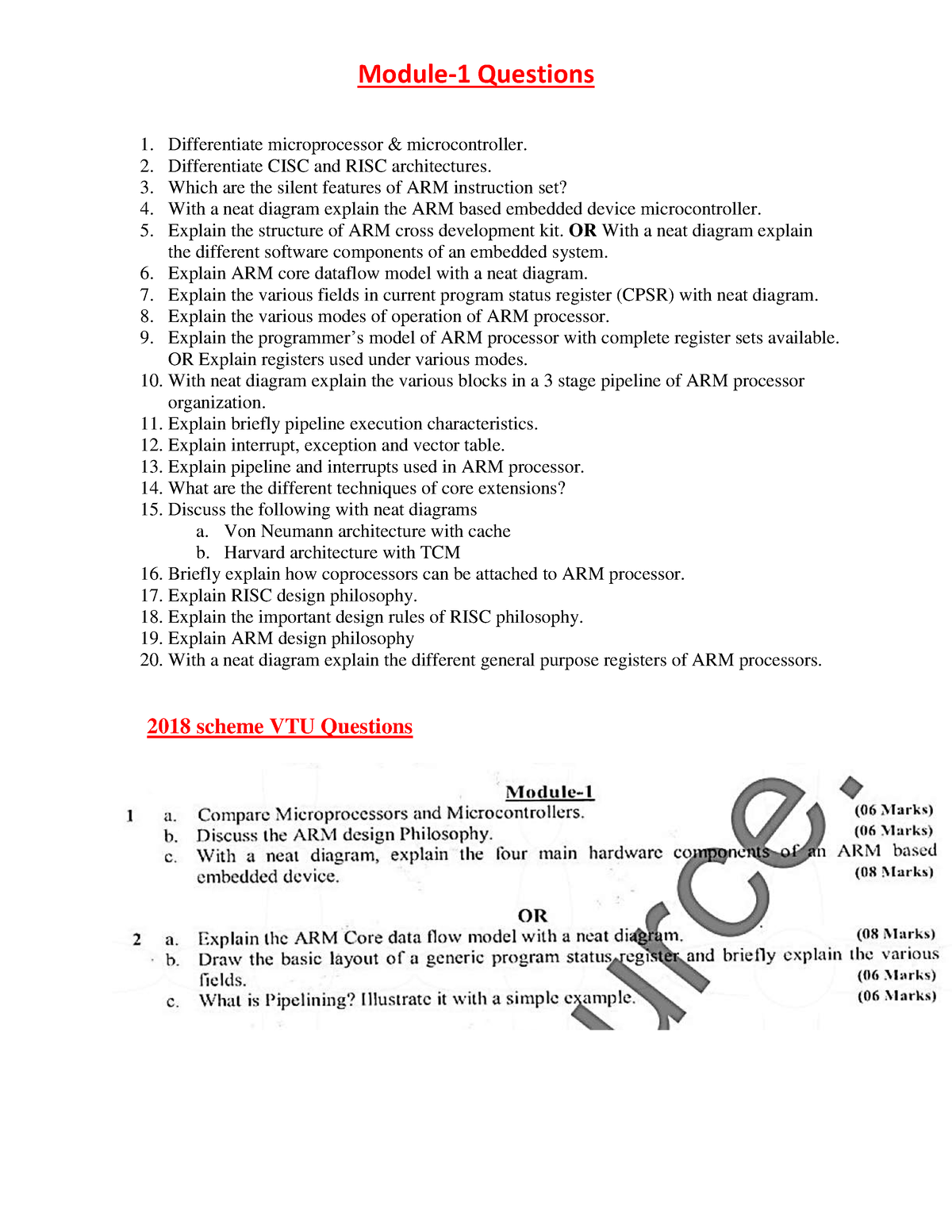 Module 1 Question Bank - Bffbfh - Module-1 Questions Differentiate ...