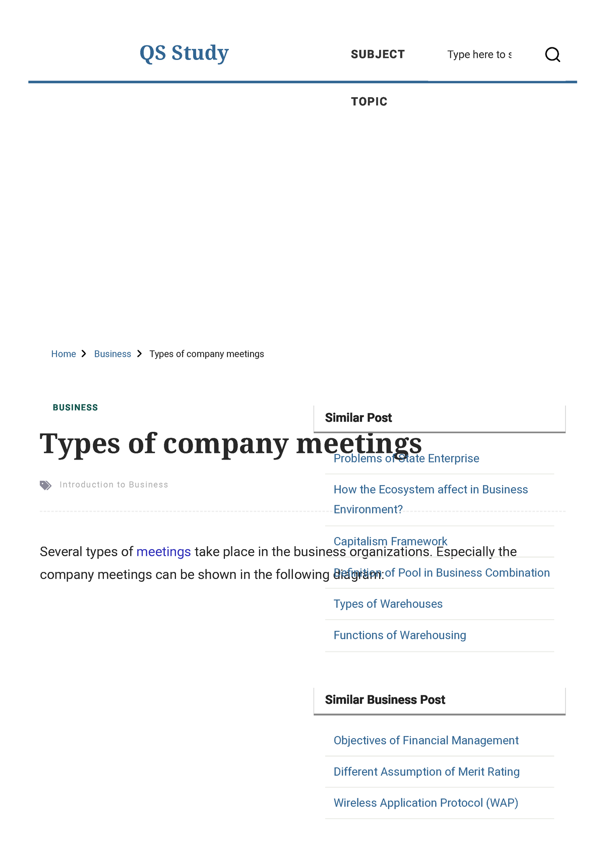 types-of-company-meetings-qs-study-business-types-of-company