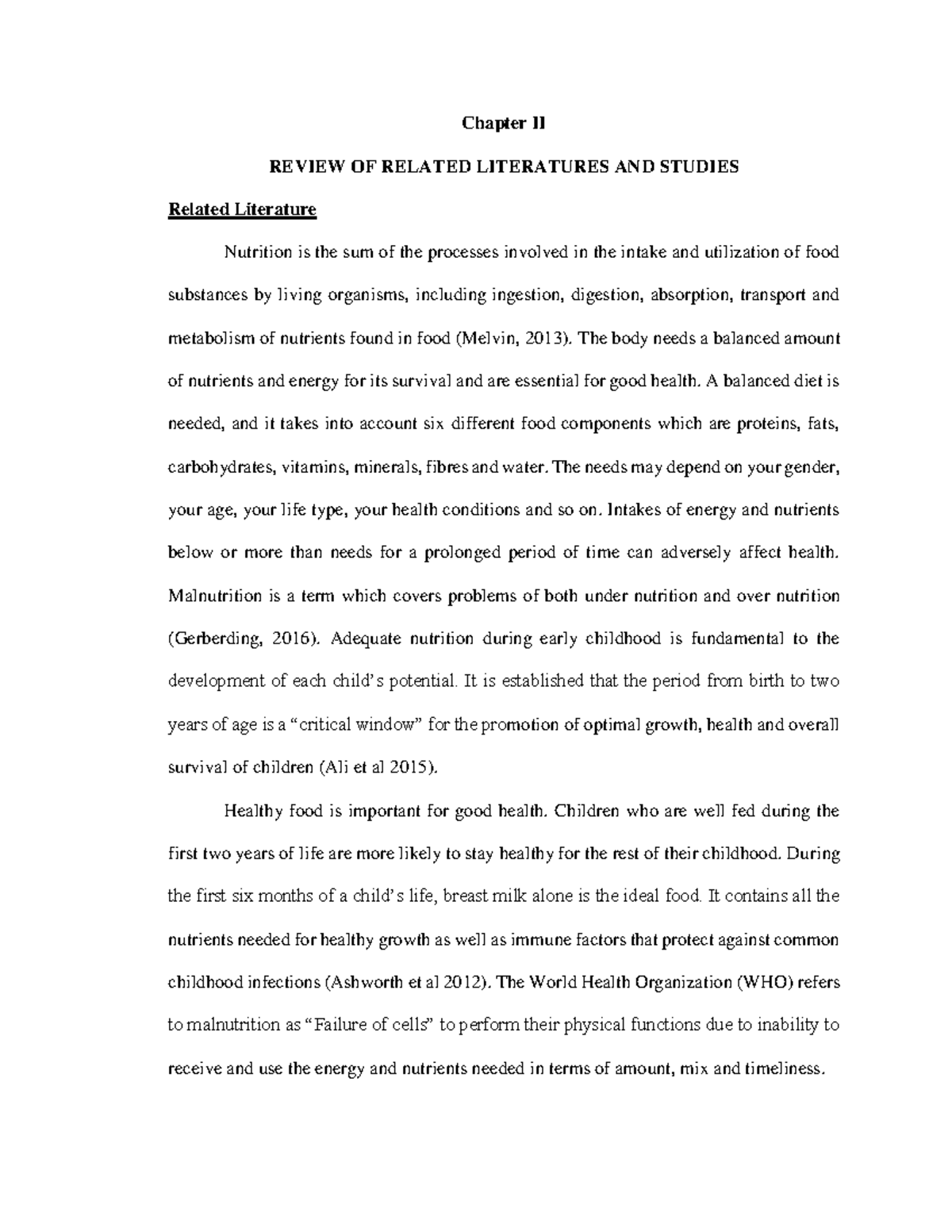Chapter-II - sample - Chapter II REVIEW OF RELATED LITERATURES AND ...