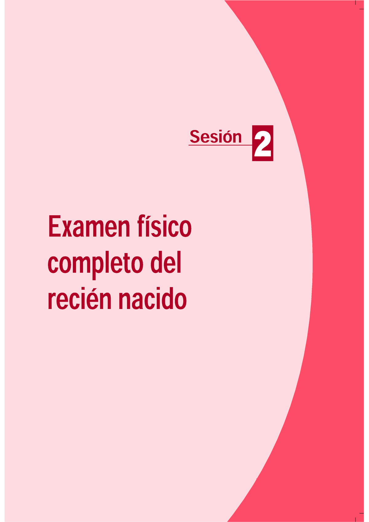 Examen Fisico RN 1 - Ministerio De Salud 27 Examen Físico Completo Del ...