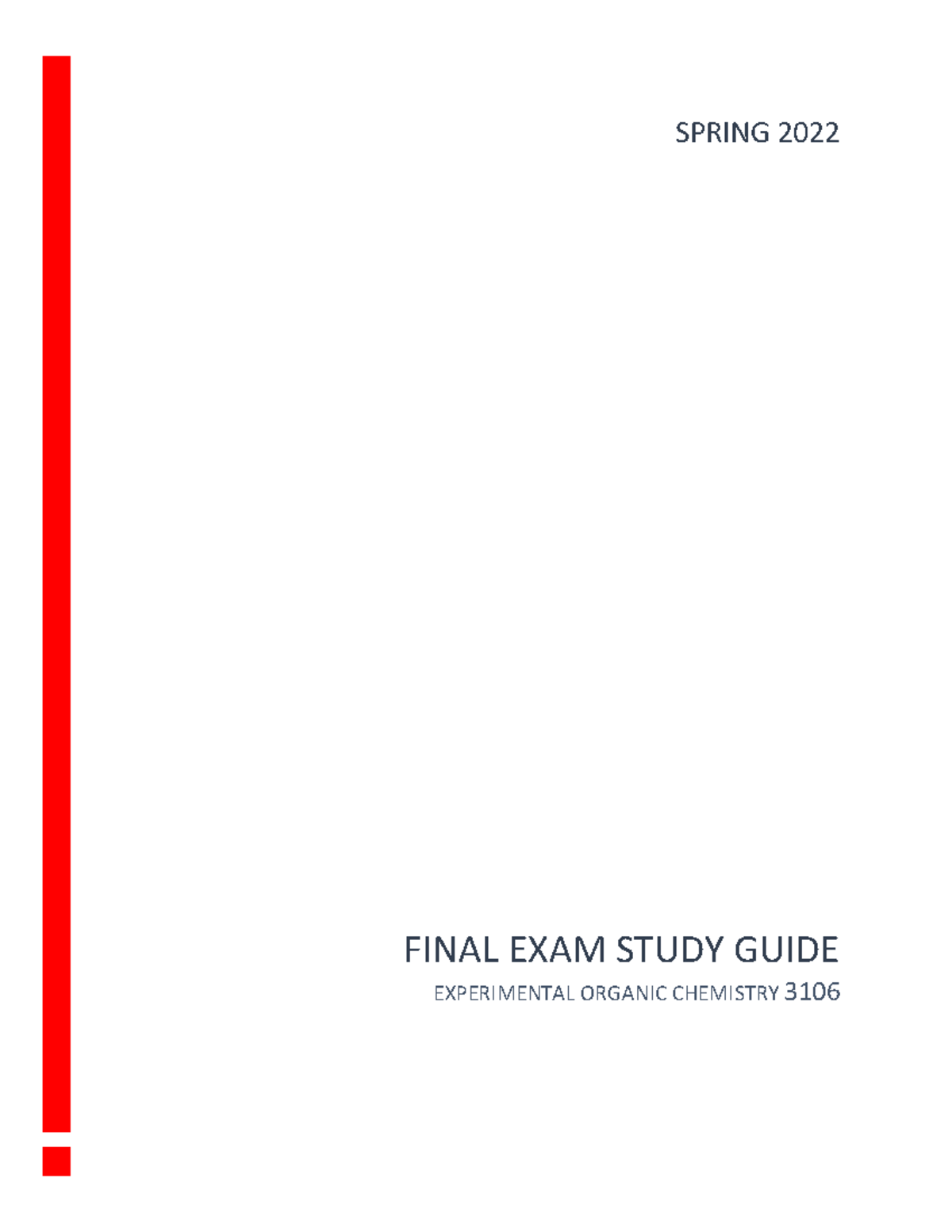 Lab Final Study Guide - Detailed summary of all labs, lab questions ...