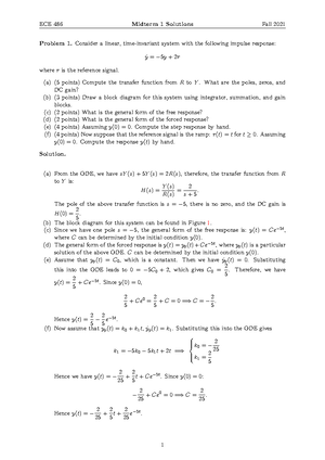 ECE486 HW 7 - Fall 2021 Homework 7 - ECE 486 (Control Systems ...