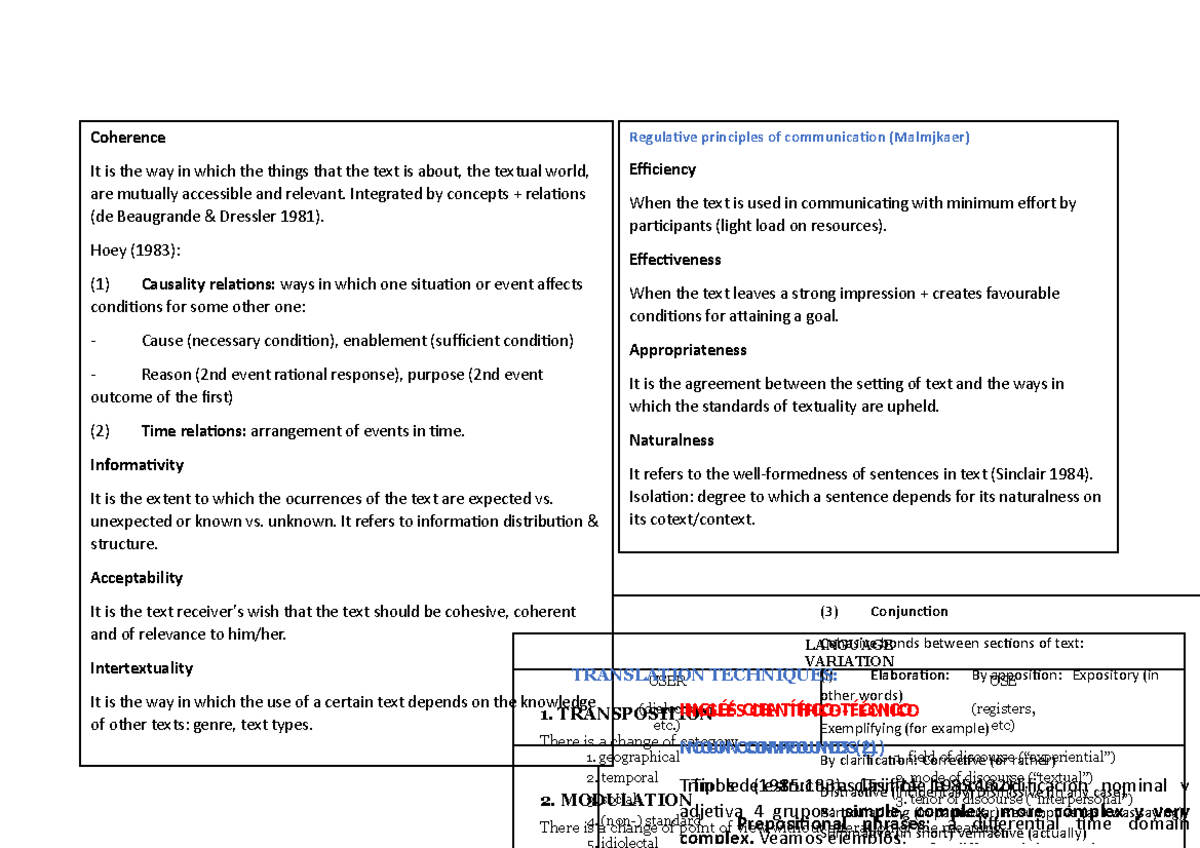 Conceptos Clave Language Variation Translation Techniques Etc 