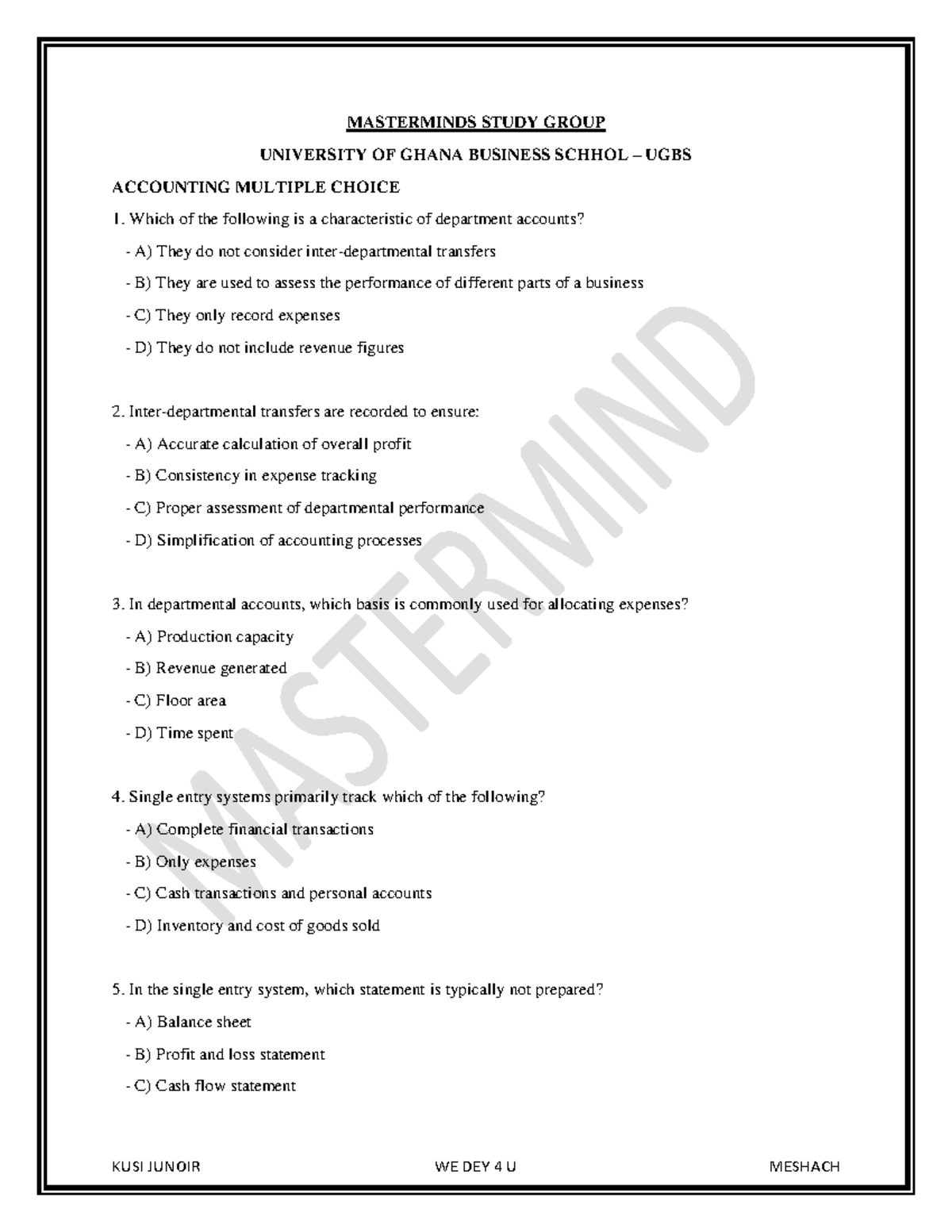 Masterminds Study Group UGBS208 KUSI K .J..pdf 1 - MASTERMINDS STUDY ...