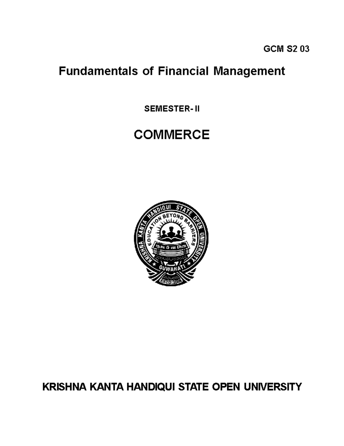 Financial Management Pdf Class 12 Notes