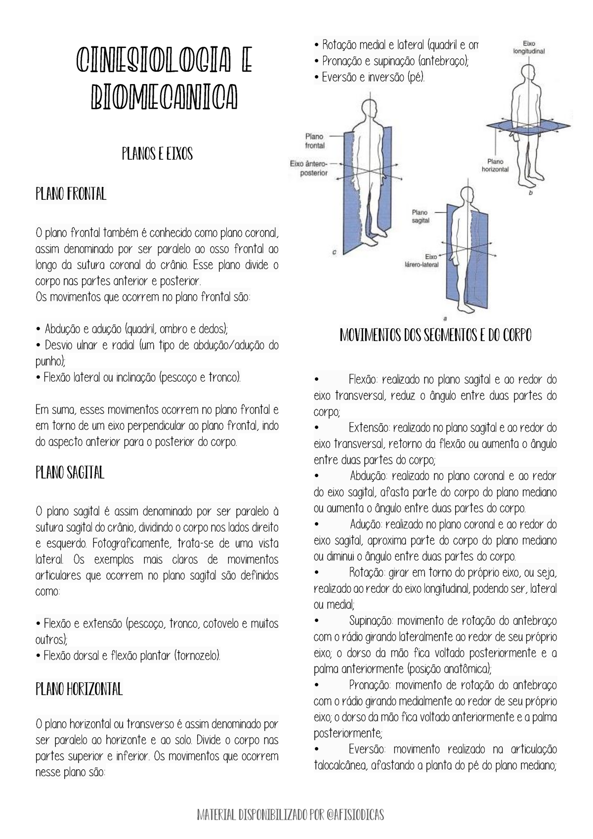 Significado de Anamnese - Cinesiologia e Biomecânica