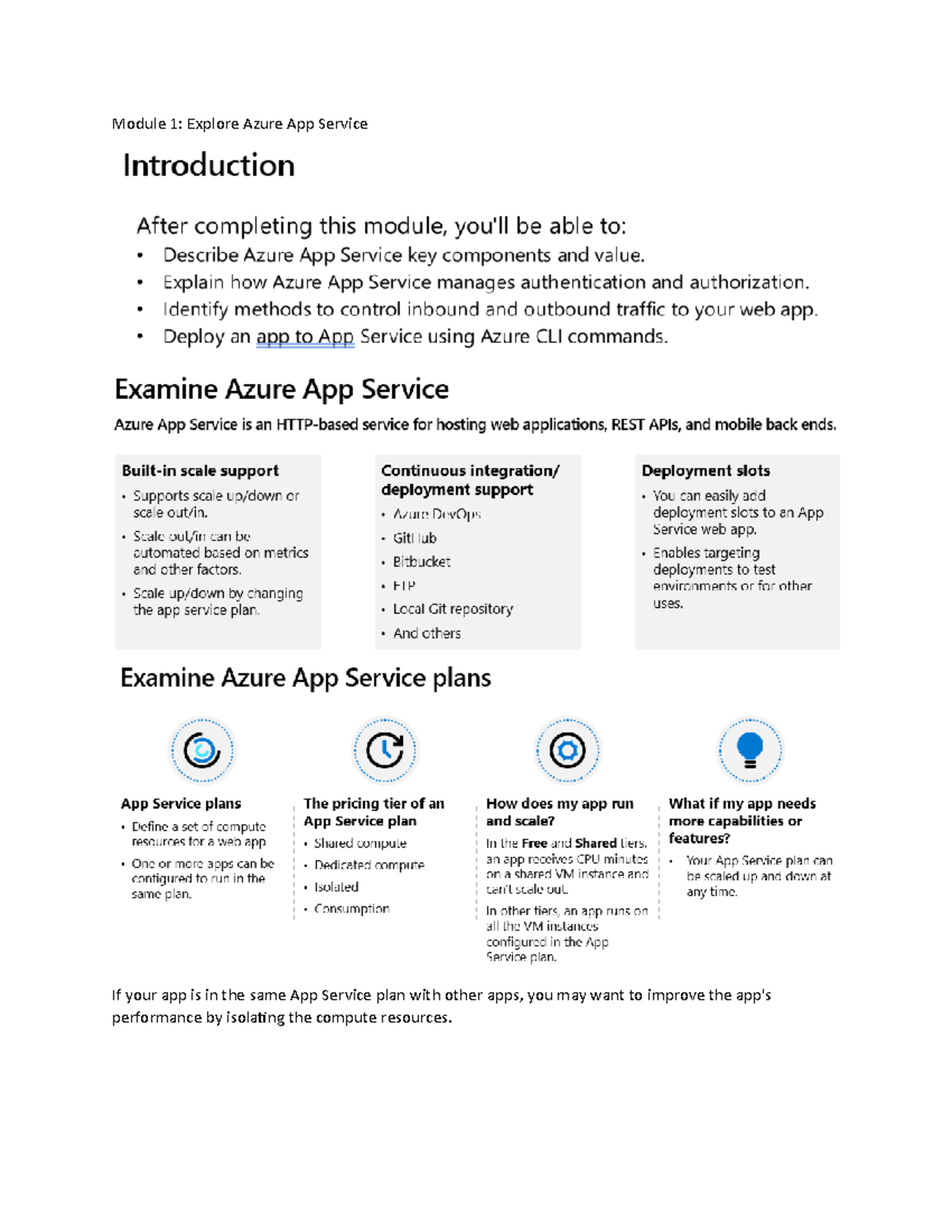 AZ-204 Chapter 1 - Exam AZ-204: Developing Solutions for Microsoft ...