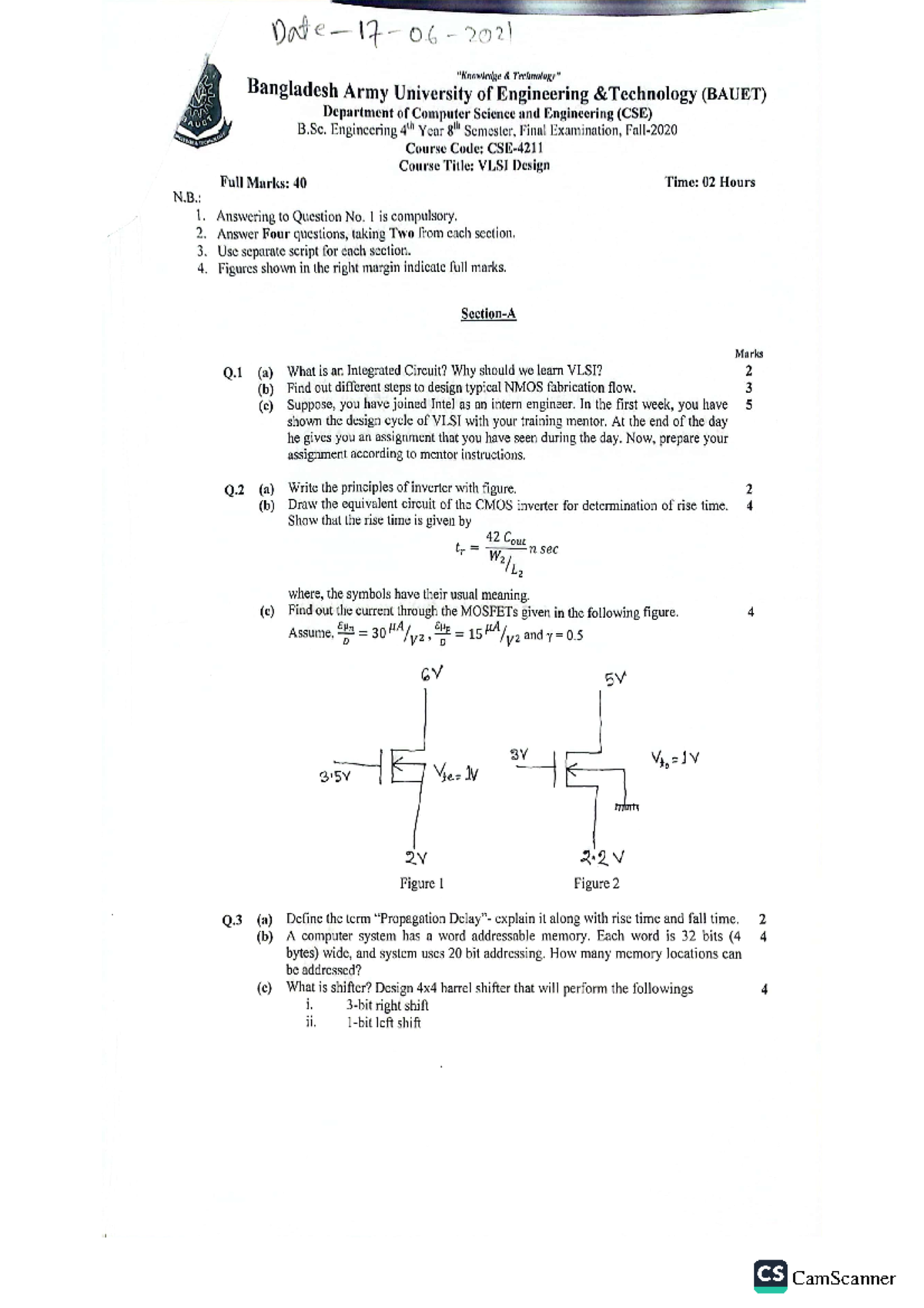 VLSI design - good - Structured Programming Language - Studocu