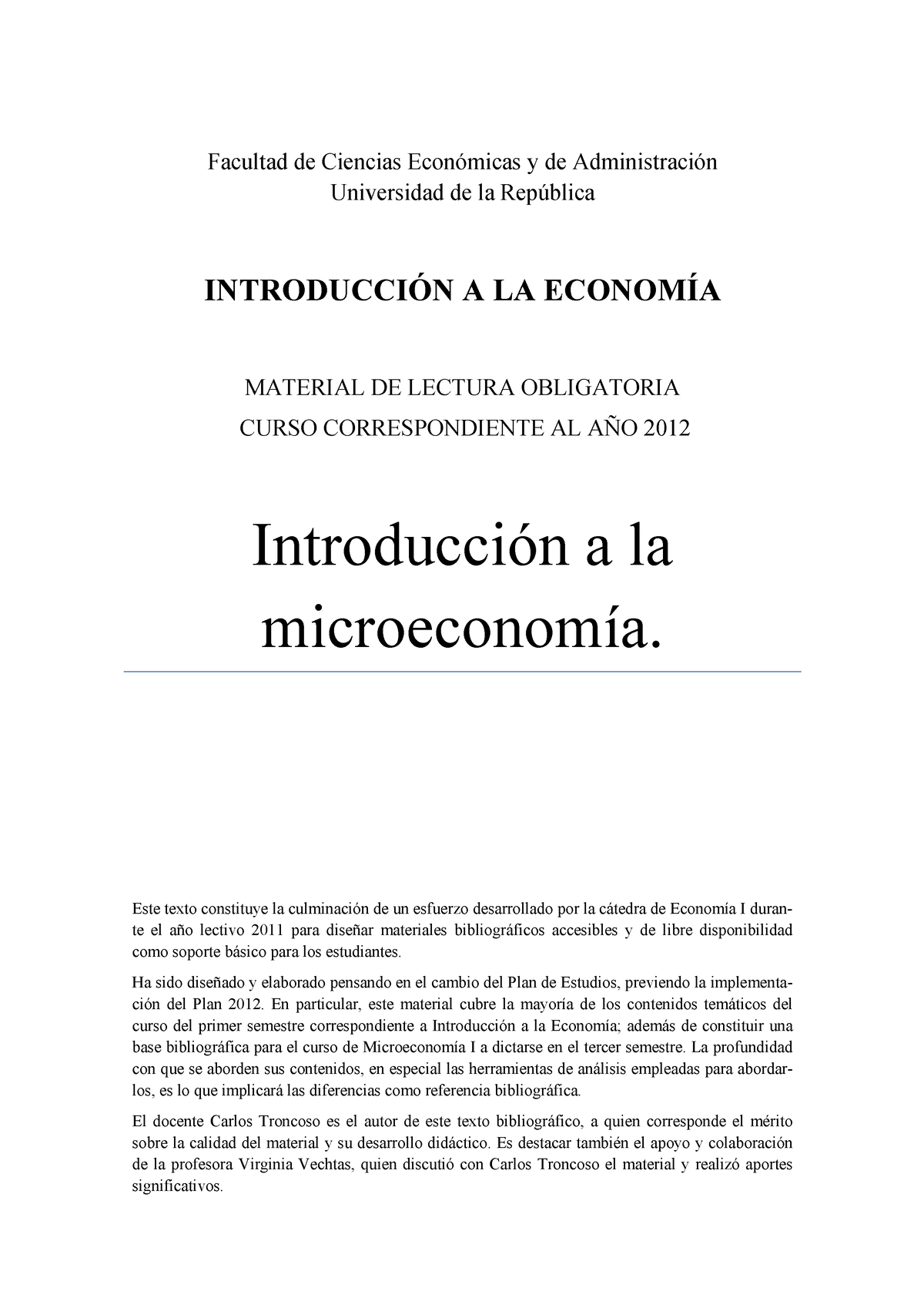 Libro Micro 2015 - economy - Facultad de Ciencias Económicas y de ...