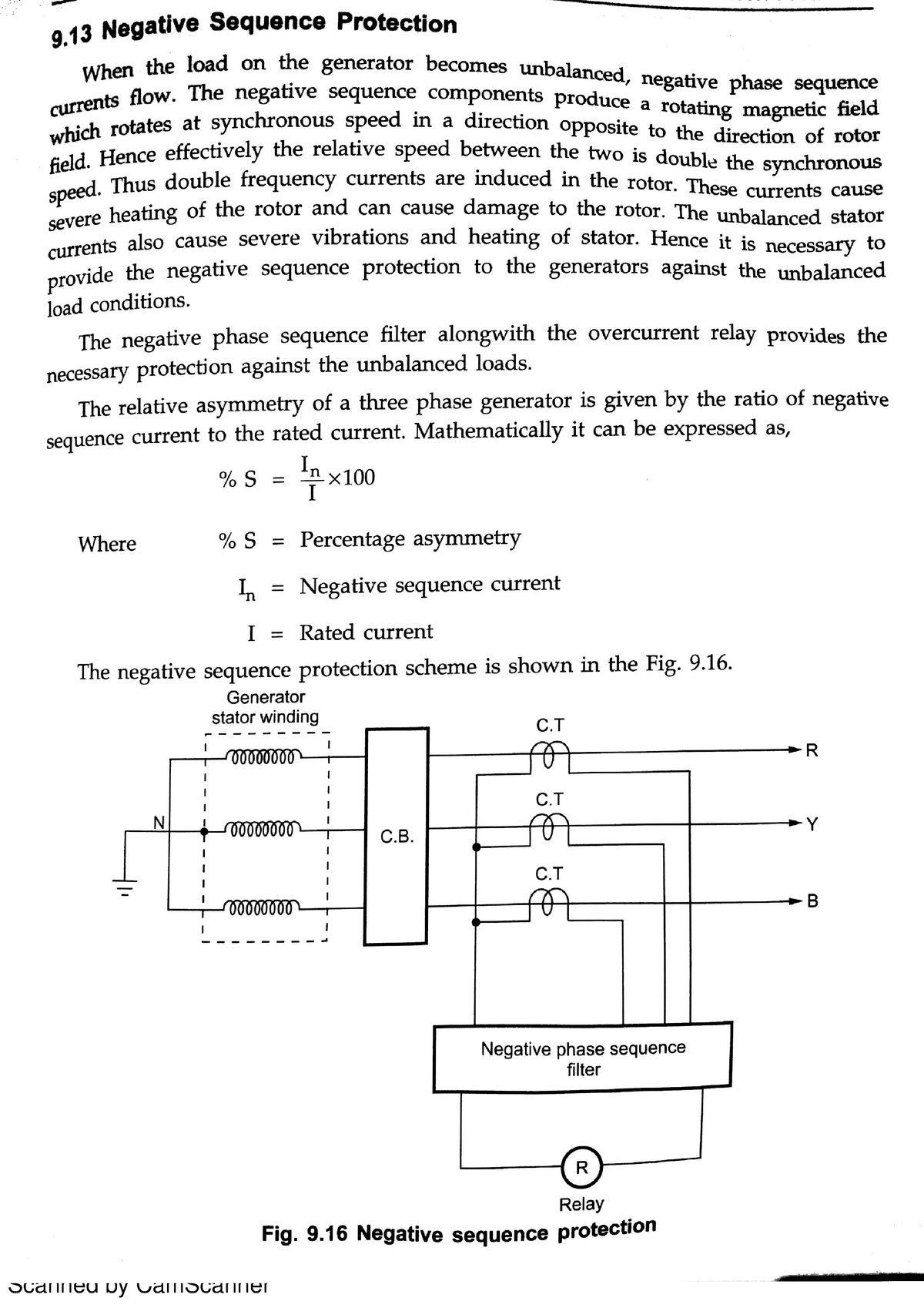 Generator Protection - Electrical And Electronics Engineering - Scanned ...