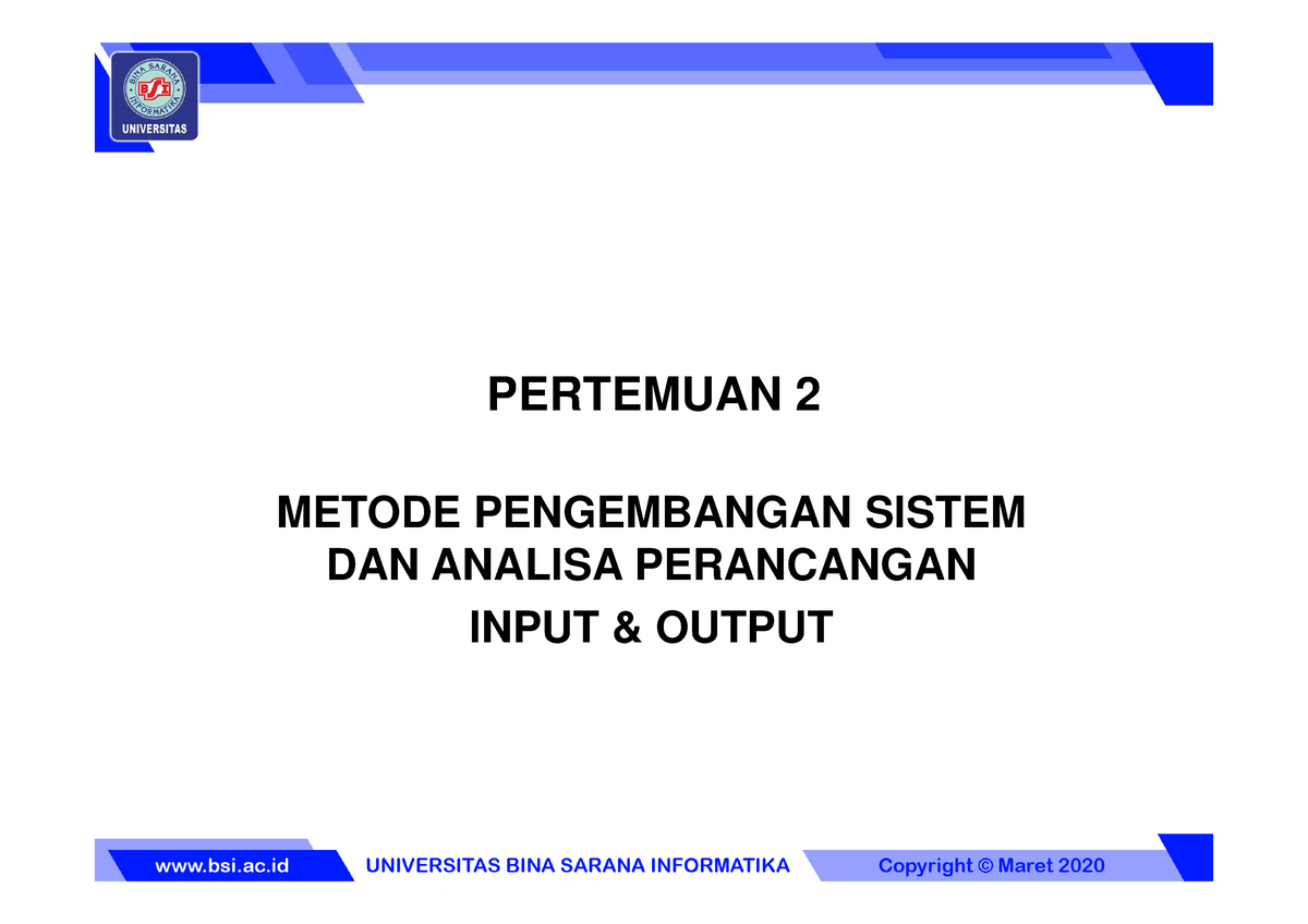 2. Metode Pengembangan Analisa - PERTEMUAN 2 METODE PENGEMBANGAN SISTEM ...