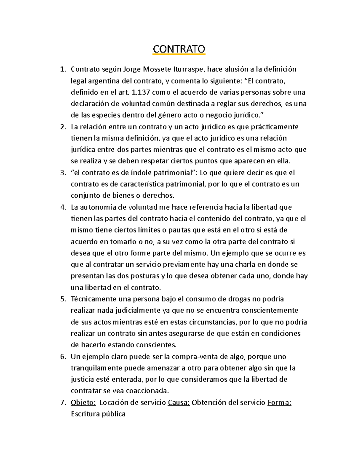 Contrato - lopoj - CONTRATO Contrato según Jorge Mossete Iturraspe ...