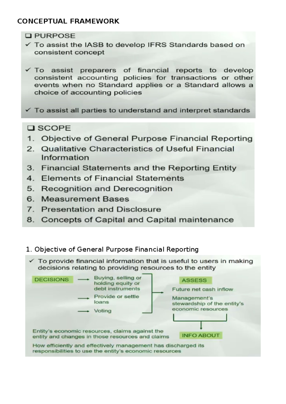 2 CPAR - Conceptual Framework - BS Accountancy - CONCEPTUAL FRAMEWORK 1 ...