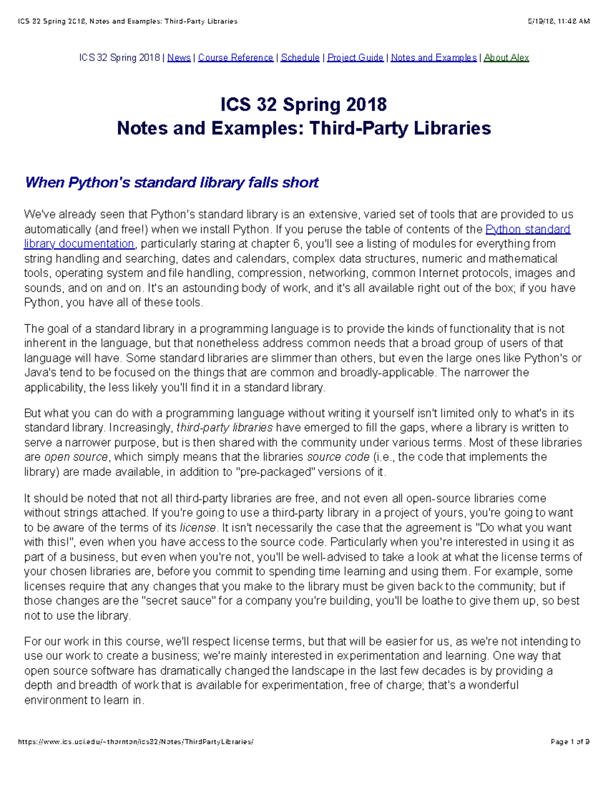 ICS 32 Spring 2018 , Notes and Examples: Third-Party Libraries - ICS 32 ...