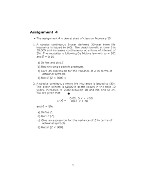 Ltam-formula-sheet - Formula Sheet - Coachingactuaries Copyright © 2020 ...