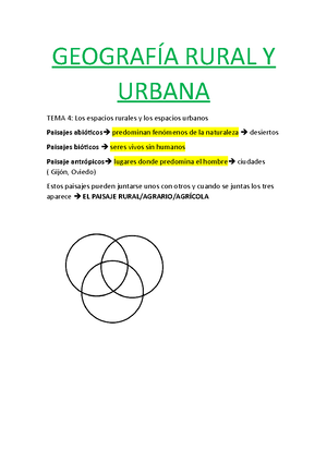 T. 3 Geo humana - GEOGRAFÍA TEMA 4: GEOGRAFÍA HUMANA Se decida al ...
