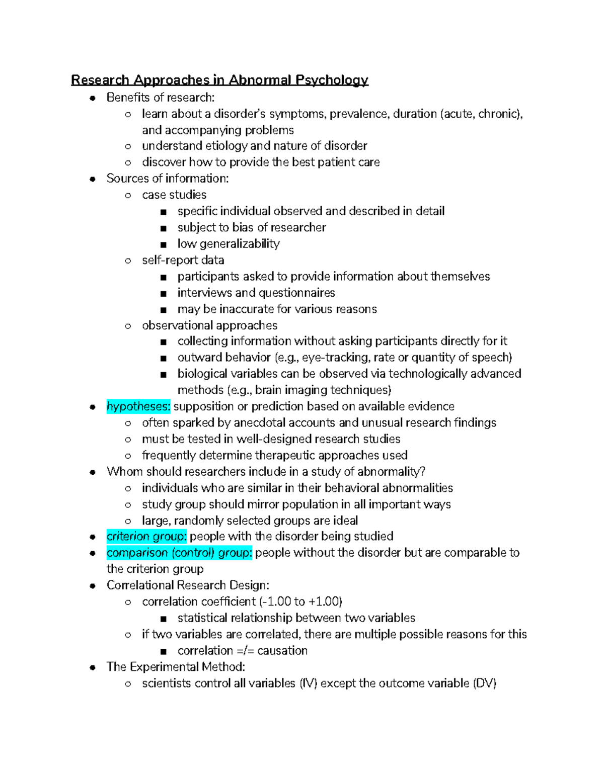 abnormal-psych-ch-2-research-approaches-in-abnormal-psychology-benefits-of-research-learn