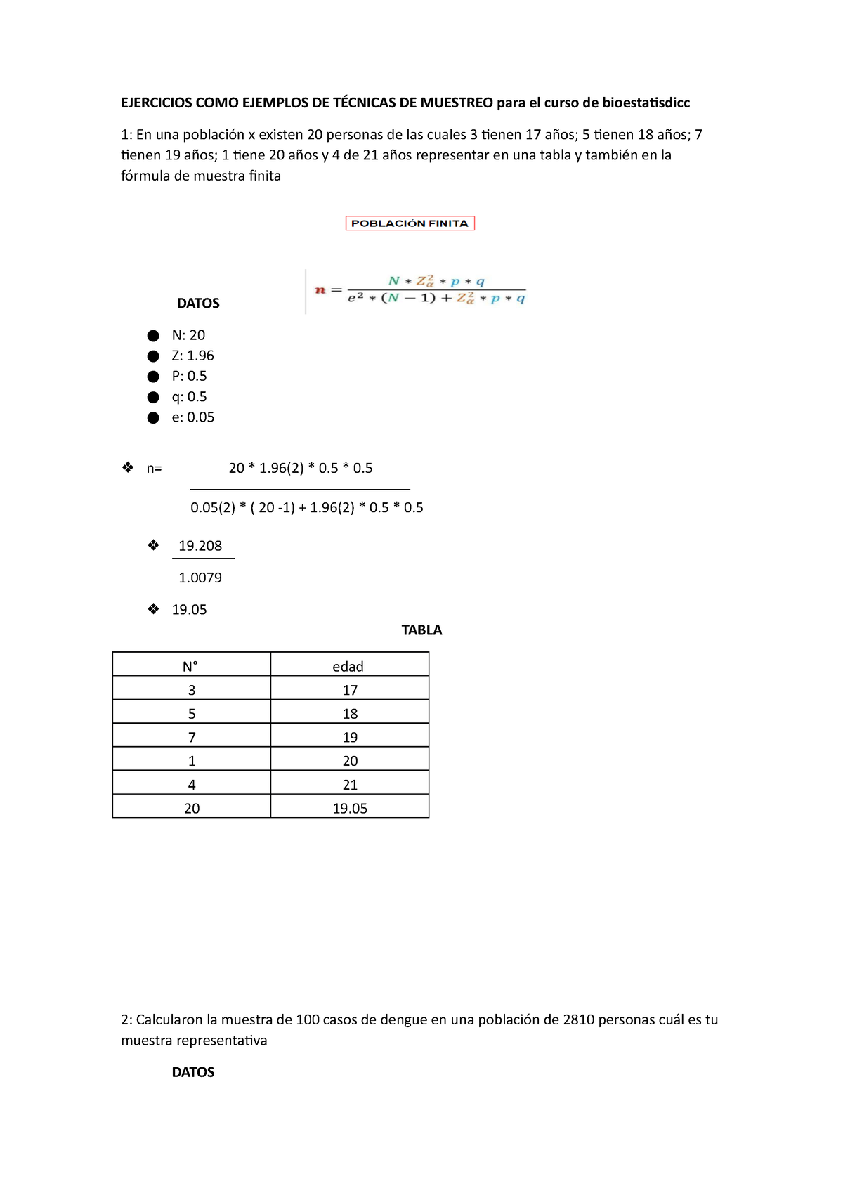 Ejercicios Bioestadistica Resueltos 1526448059 - EJERCICIOS COMO ...