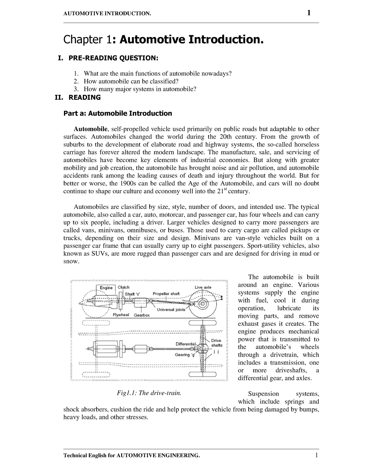 thesis topic for automotive engineering