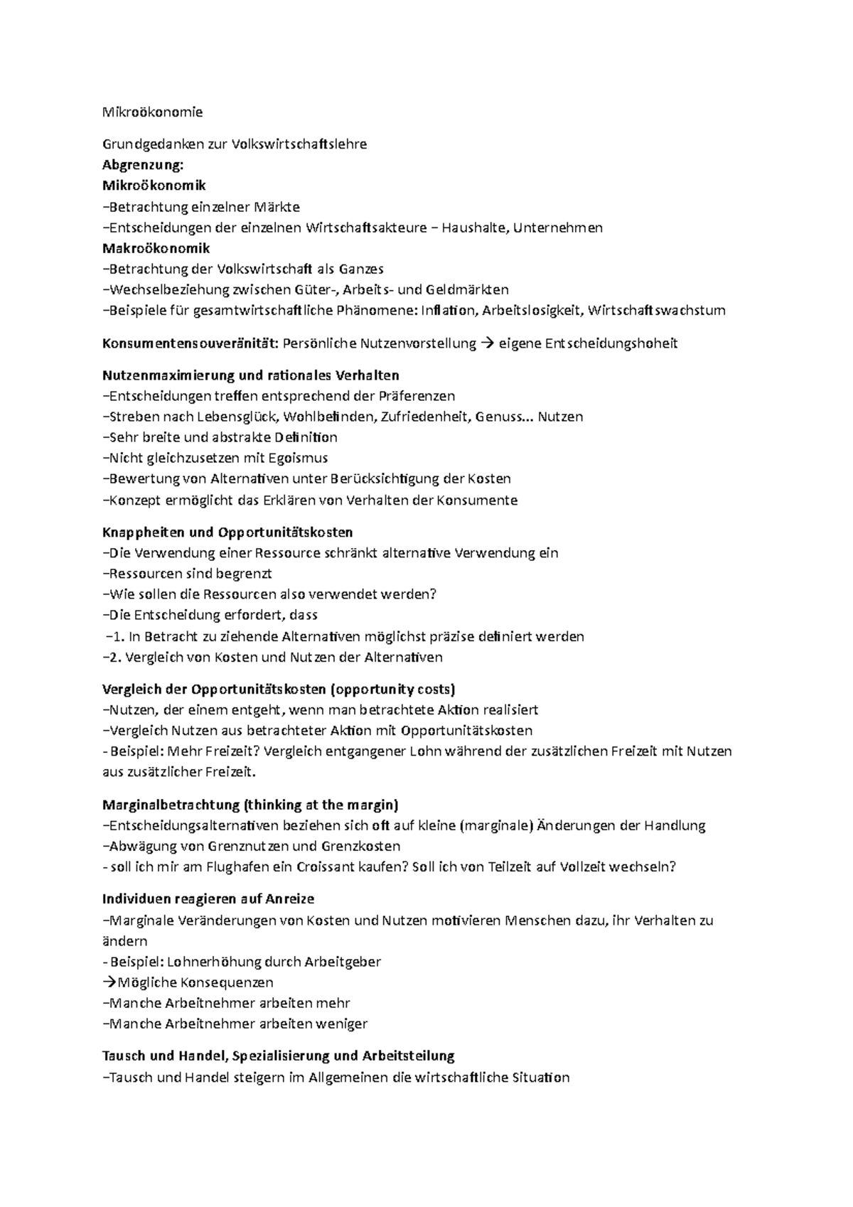 Mikroökonomie ZS - sommersemester 2019 Im Bachelor Mehrsprachige ...