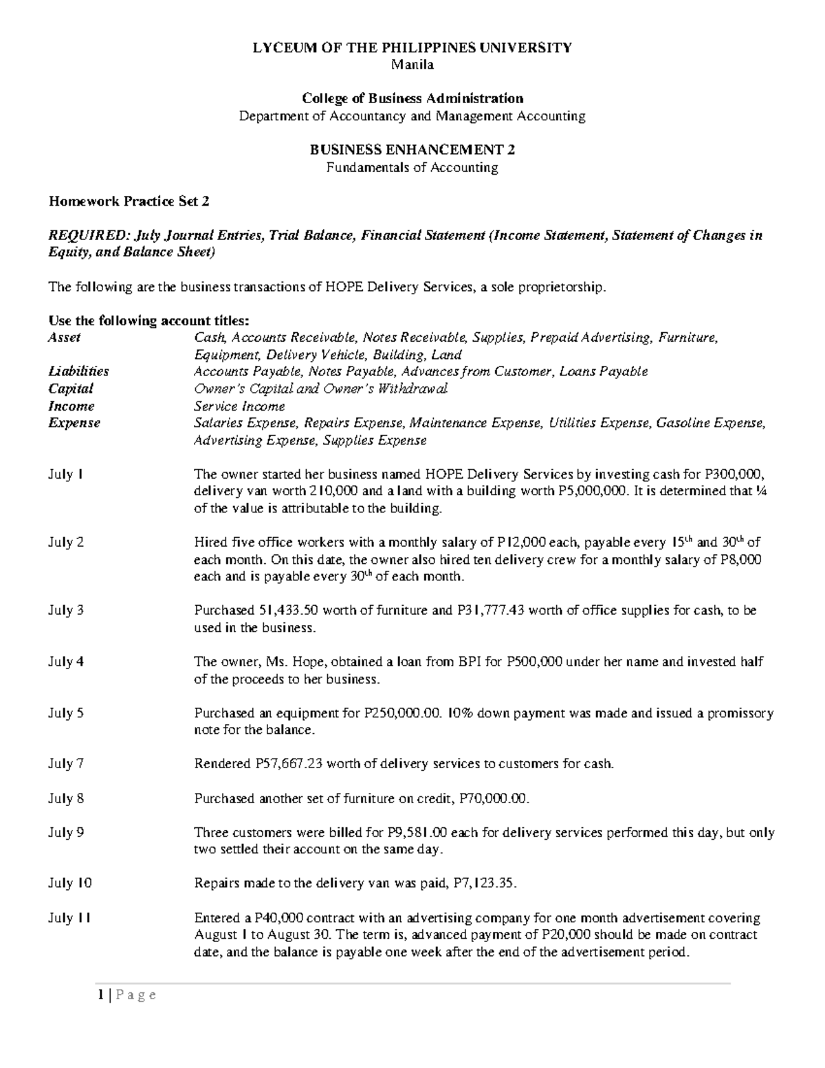 homework-2-journal-entries-trial-balance-financial-statement