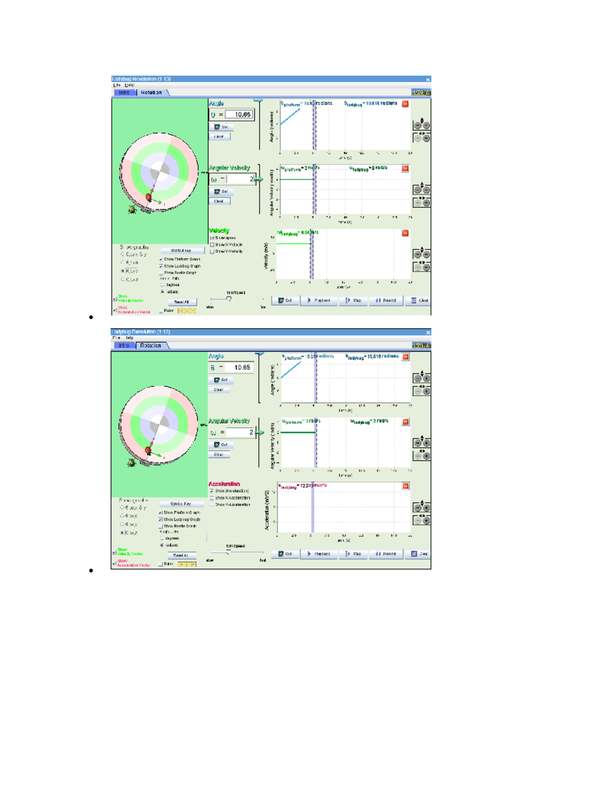 Question 9 Circular Motion Phet Simulation 5 25 2021 - Ladybug ...