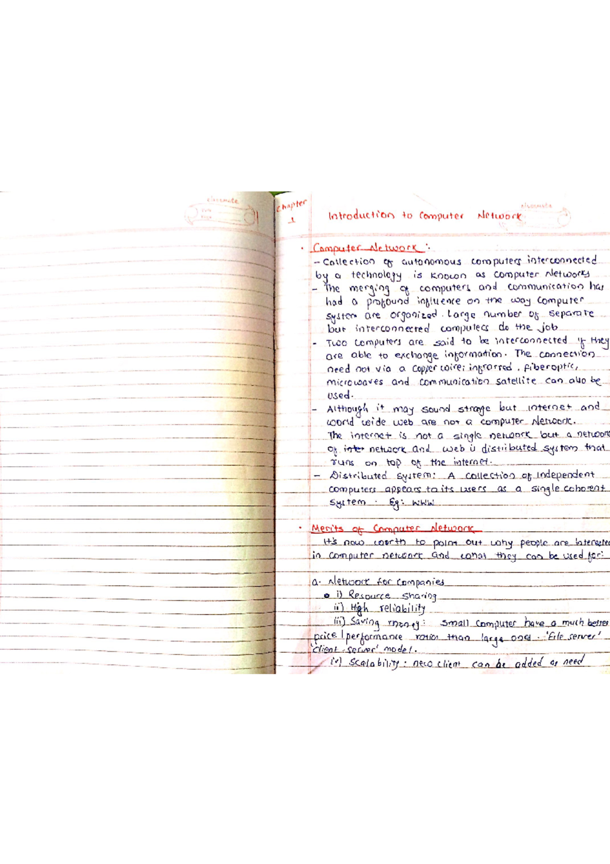 CN Handwritten Notes - Sanjay - Bachelors in Science Computer Science ...