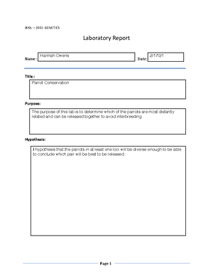 Mendelian Genetics Lab Exercise 2 DATA Sheet - Mendelian Genetics Lab ...