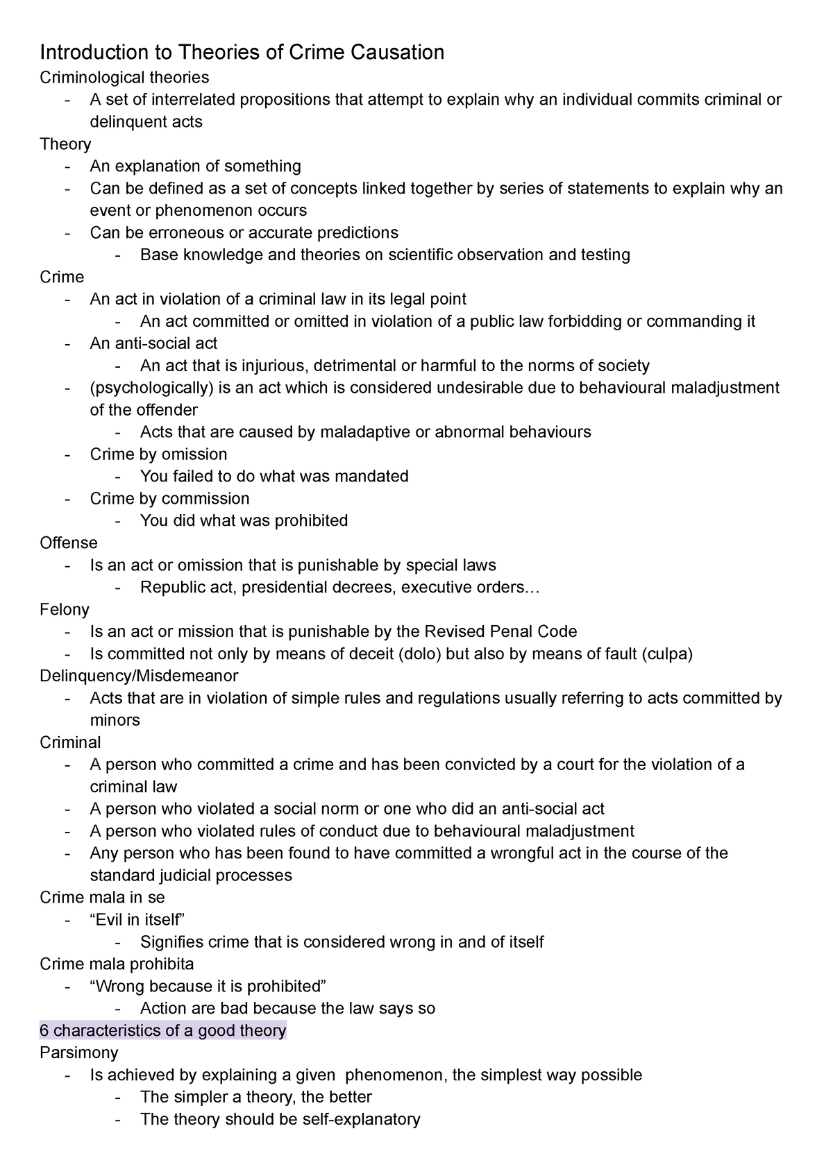 ( Crimis 2)Theories And Causes Of Crime - Introduction To Theories Of ...