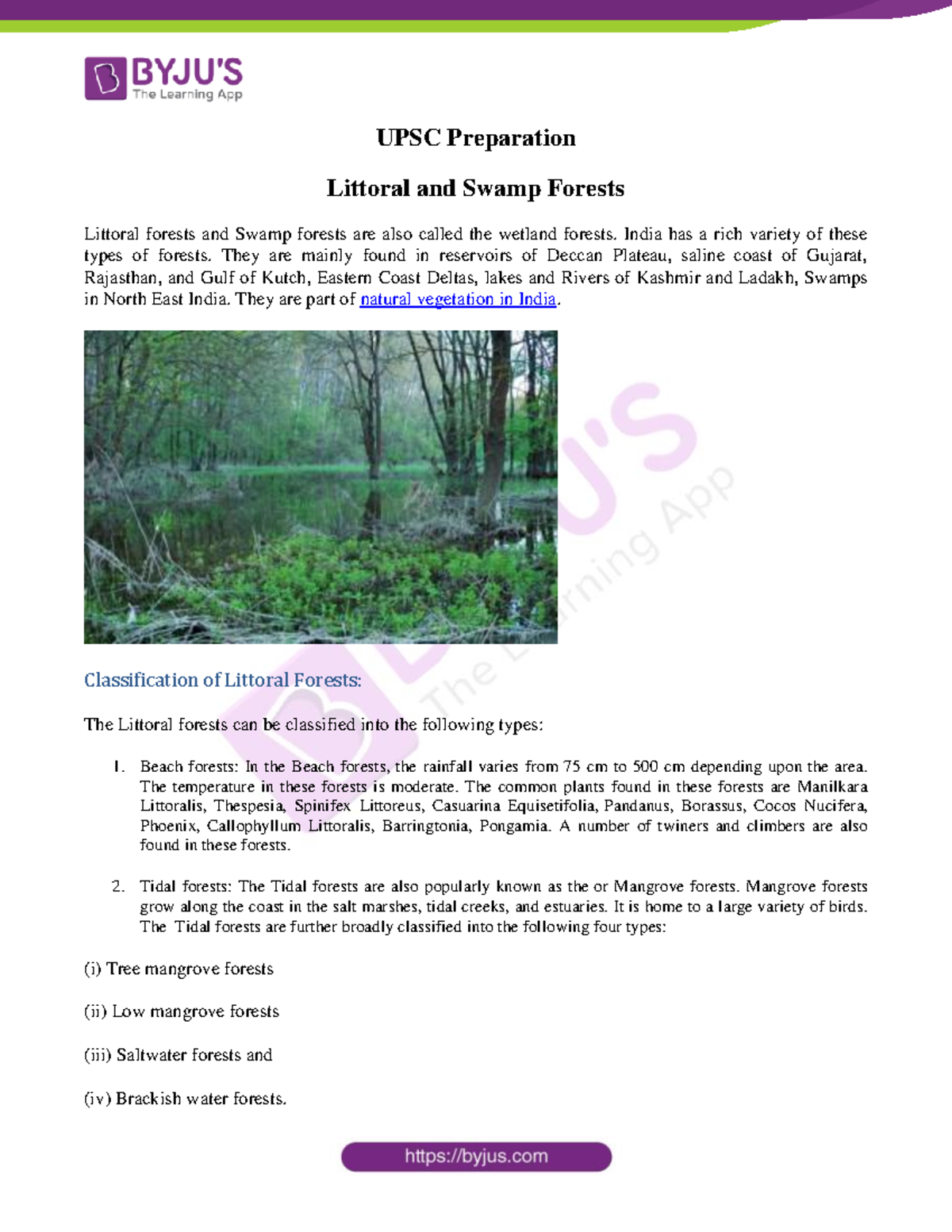 littoral-forests-in-india-upsc-notes-upsc-preparation-littoral-and