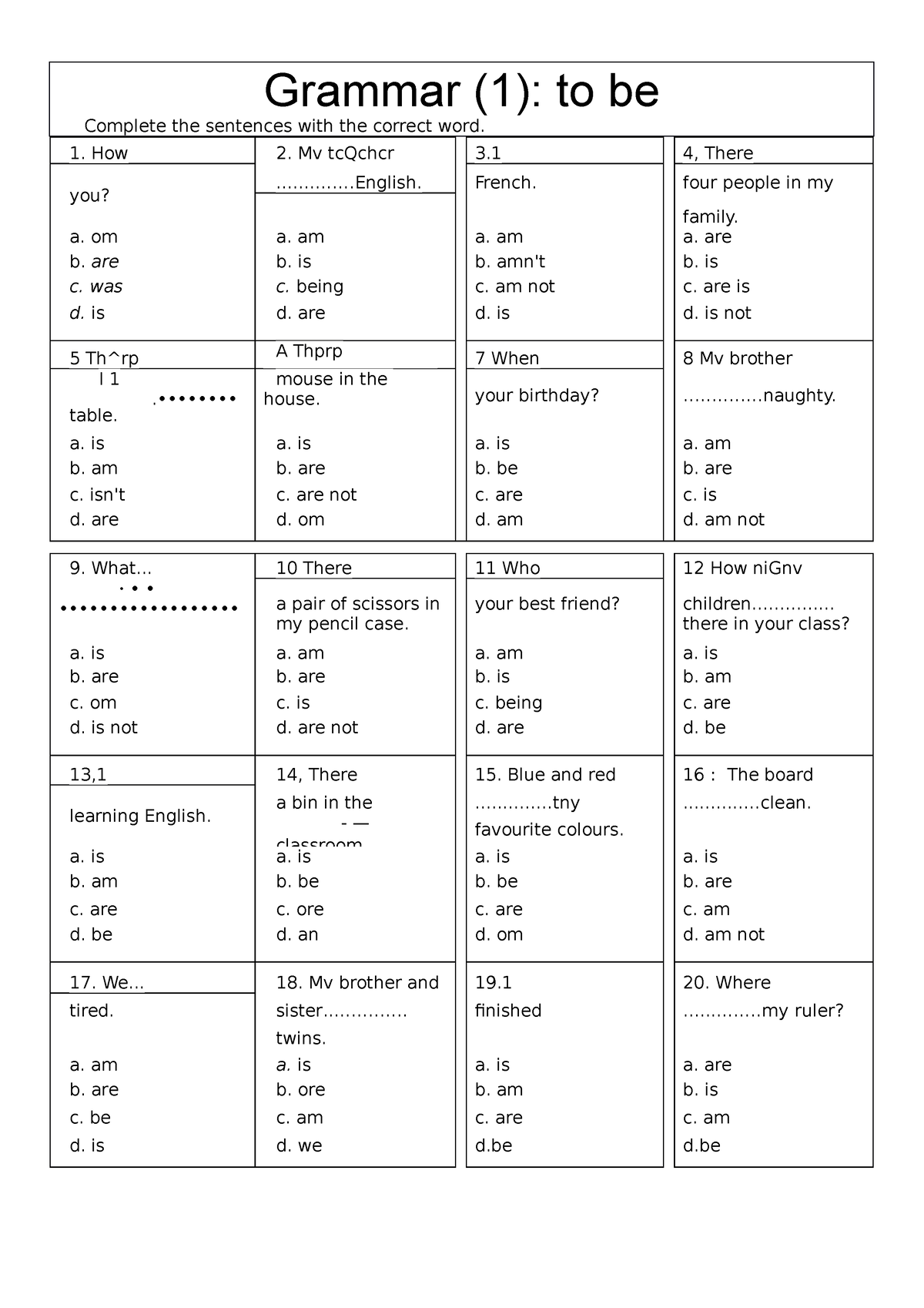 has-or-have-online-worksheet-1-grammar-1-to-be-complete-the