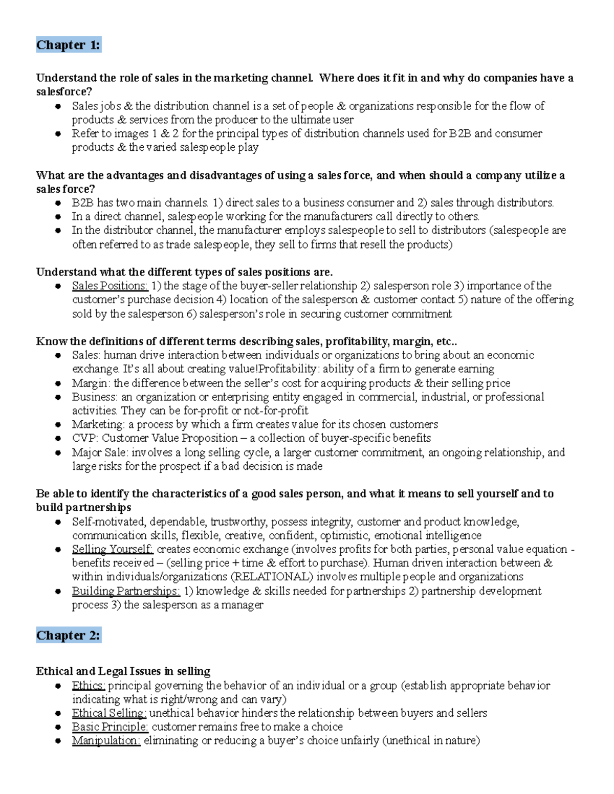 marketng-312-midterm-chapter-1-understand-the-role-of-sales-in-the