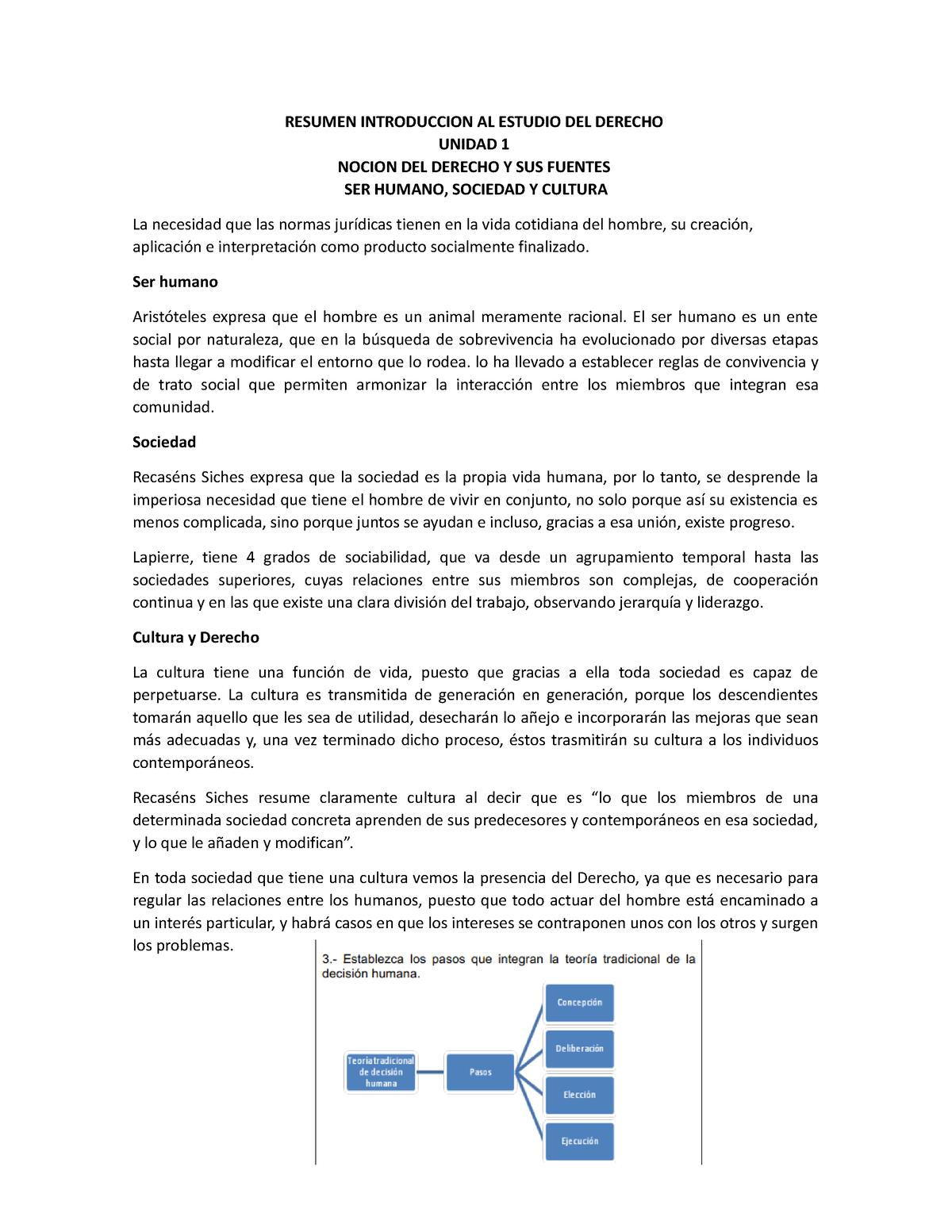 Resumen Intro Derecho - RESUMEN INTRODUCCION AL ESTUDIO DEL DERECHO ...