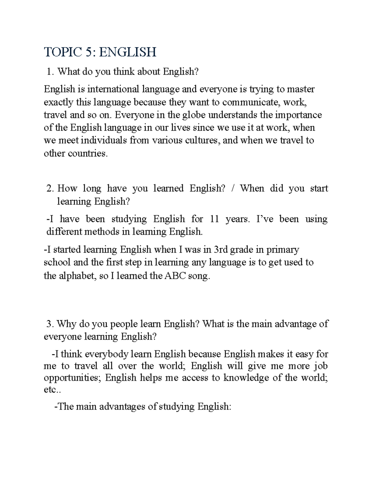 topic-5-english-topic-5-english-what-do-you-think-about-english