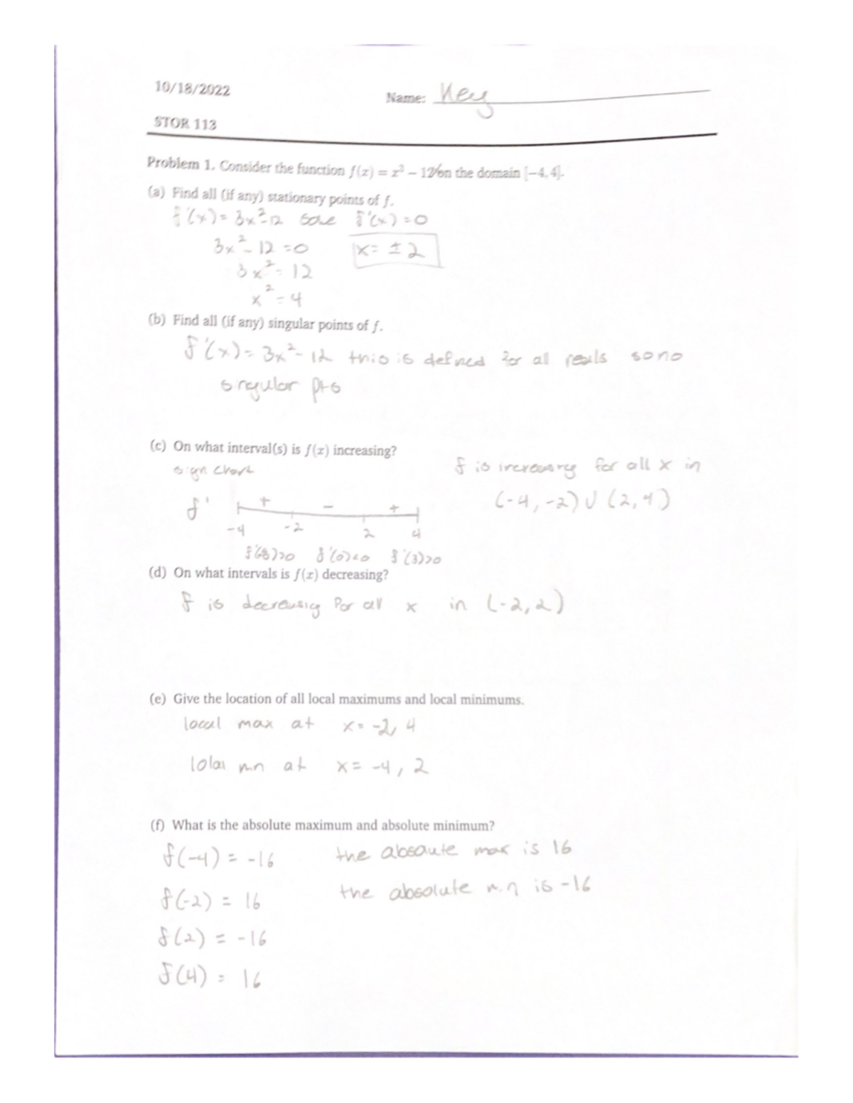 STOR Worksheet 12.1 Key - STOR 113 - UNC Chapel Hill - Studocu