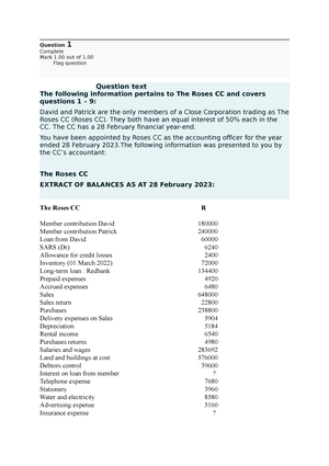 FAC1602 Assignment 4 Questions AND Answers Without Calculationspdf ...