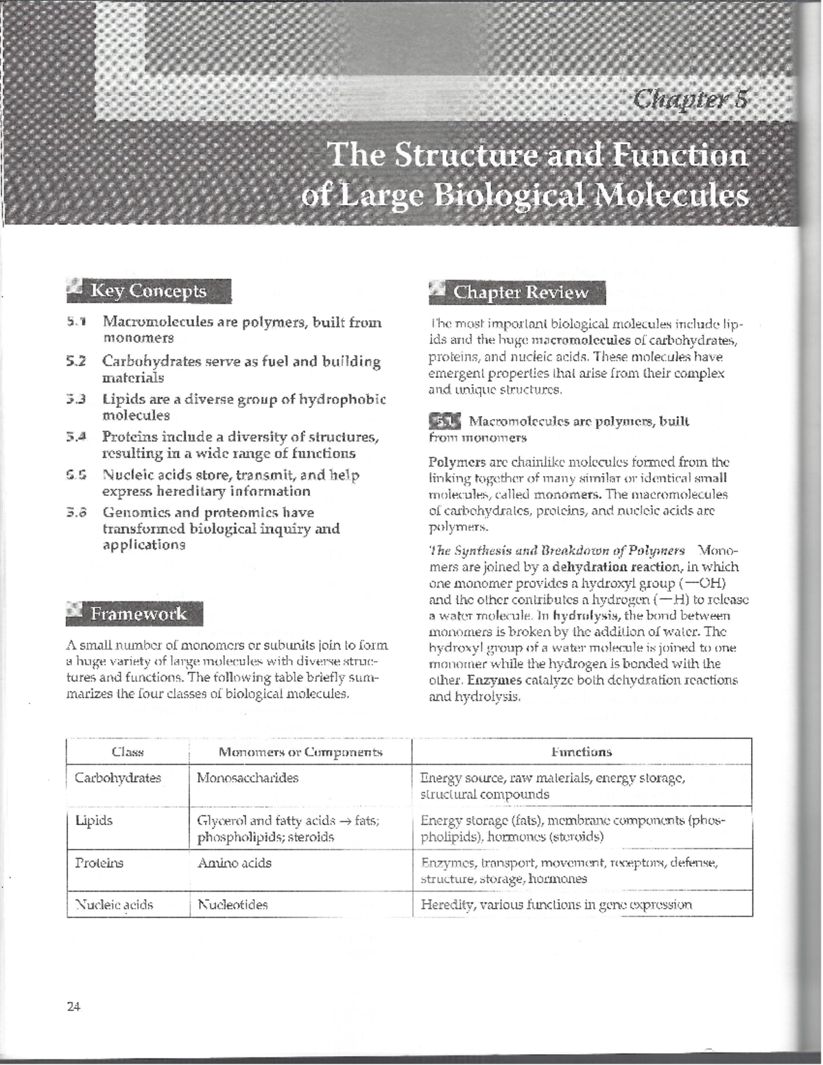 Chapter 5 - Lecture notes 5 - BIO101 - Studocu