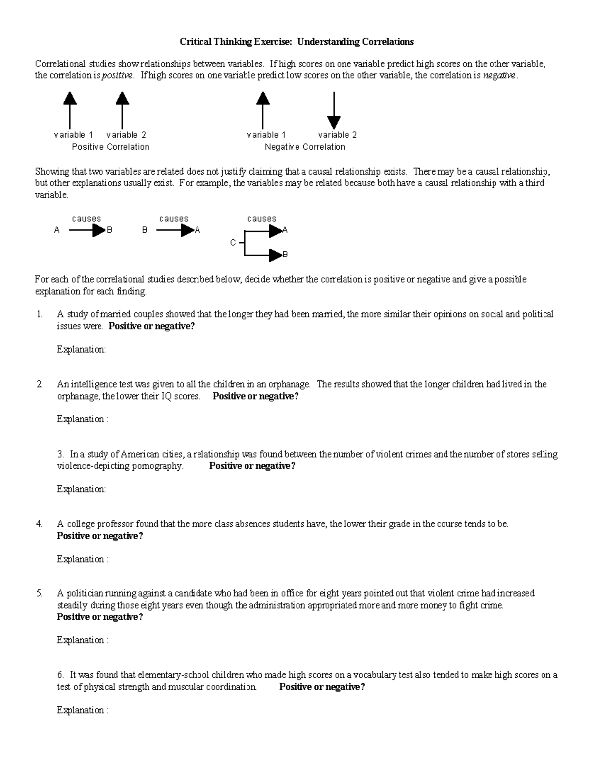 critical thinking exercise 3.3 answers