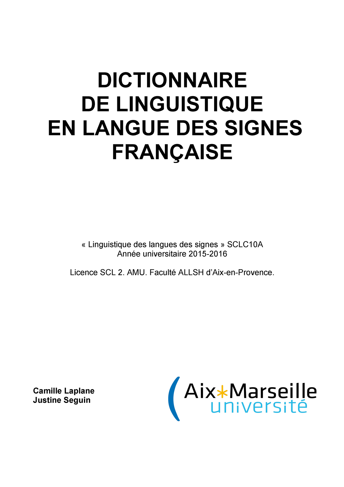 Dictionnaire-linguistique-LSF - DICTIONNAIRE DE LINGUISTIQUE EN LANGUE ...