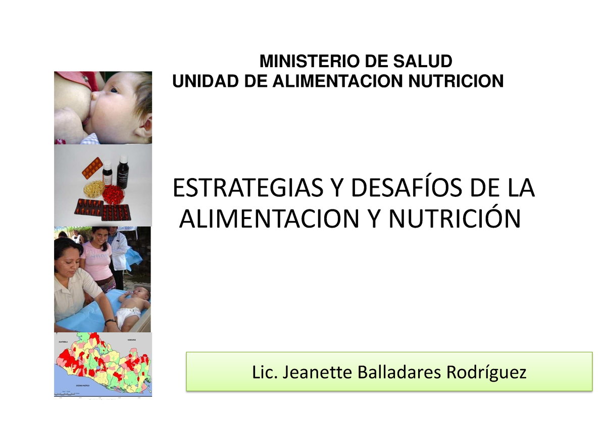 Estrategias EN Nutricion Y Alimentacion - ####### MINISTERIO DE SALUD ...